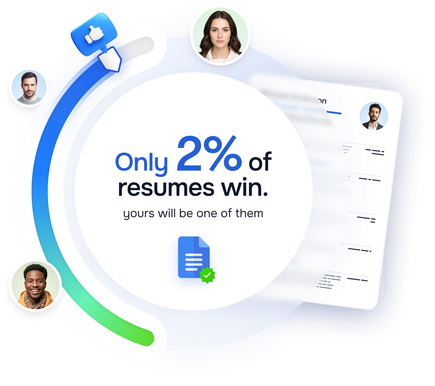 Only 2% of resumes win